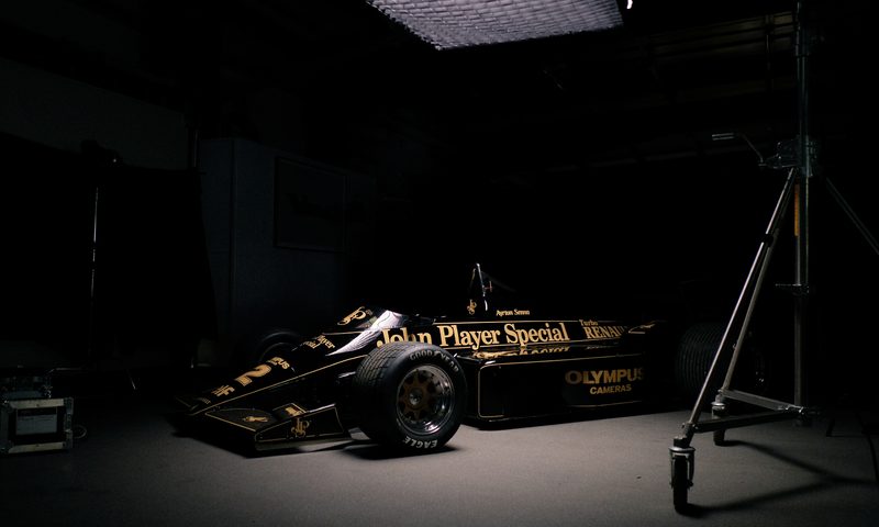 Senna's Lotus 97T that he drove in the rain to his first Formula 1 Grand Prix victory.