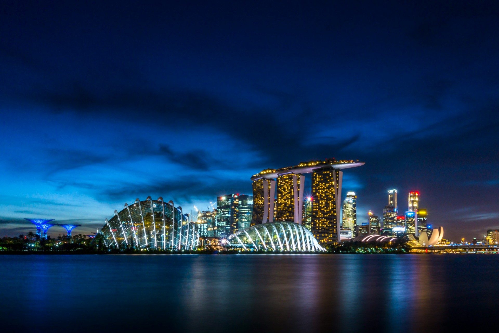 Singapore at night