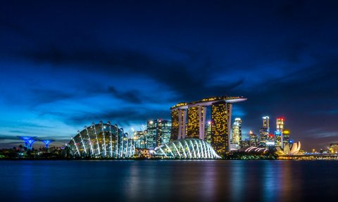 Singapore at night