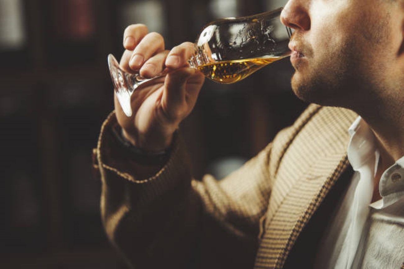 Tasting whiskey