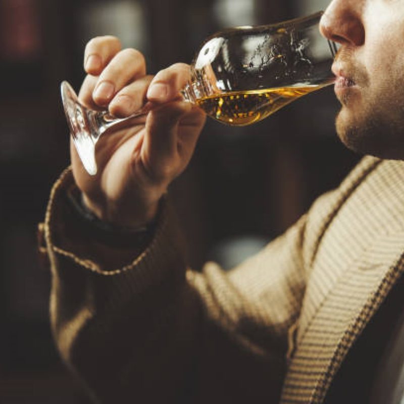 Tasting whiskey