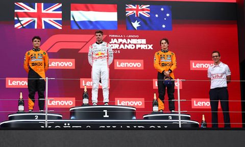 The winners of the 2025 F1 Japanese Grand Prix.
