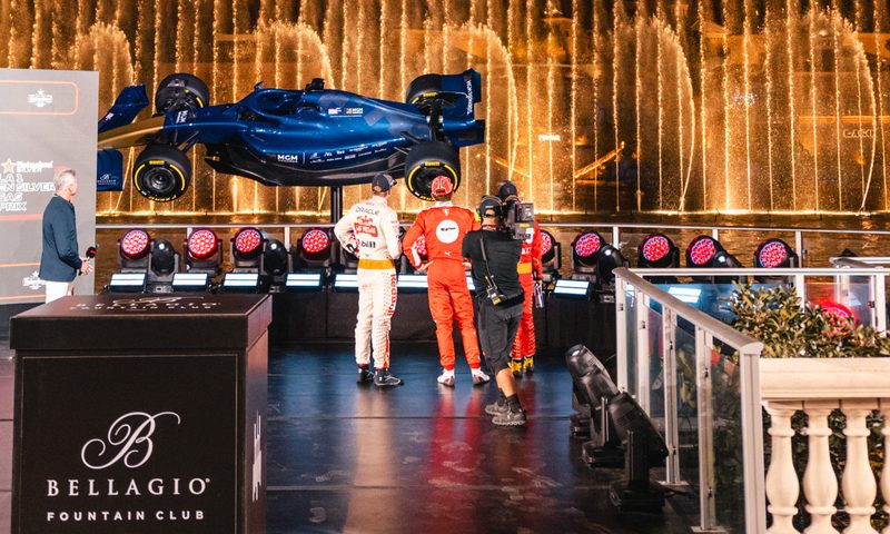 Winner's Stage at Bellagio Fountain Club.