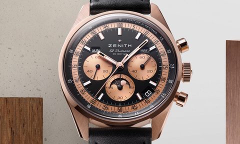 Zenith Chronomaster Original Triple Calendar white abckground