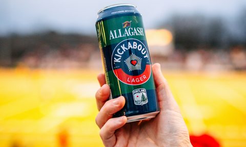 Allagash Kickabout Lager.