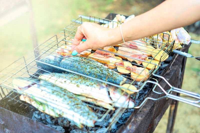 Whole fish grilled
