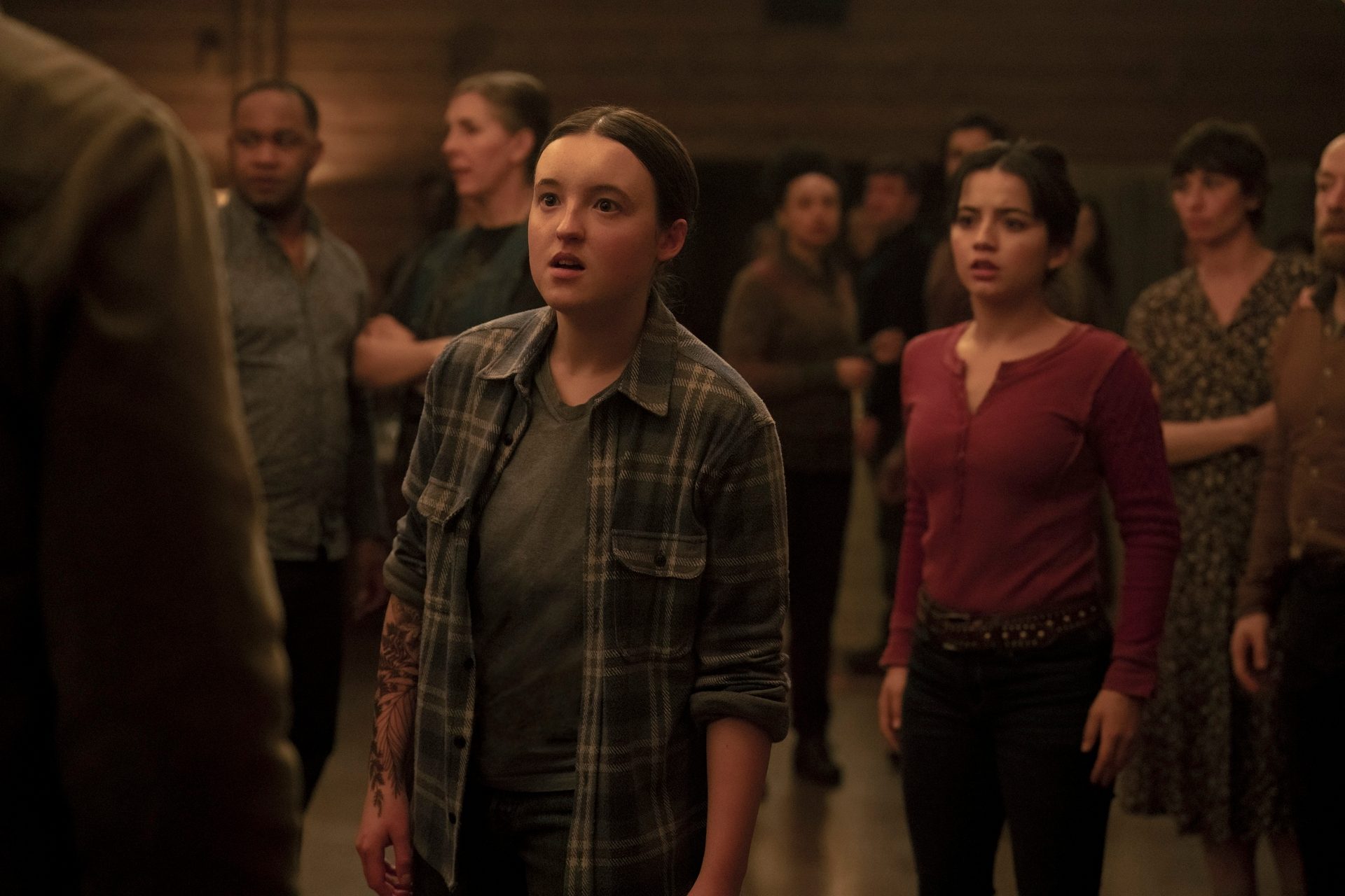 Bella Ramsey and Isabela Merced in The Last of Us season 2