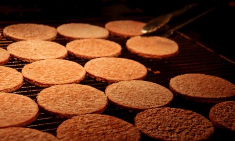 Frozen burgers
