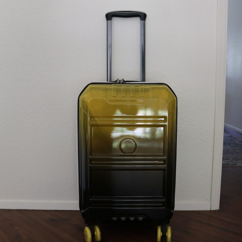 Delsey Paris Rempart Translucent Carry-On Expandable Spinner