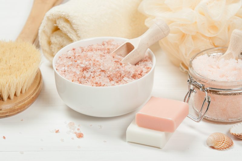 Handmade Sugar Peach Scrub With Argan Oil. Himalayan Salt. Toiletries, Spa Set