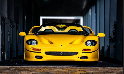 once owned by ralph lauren this stunning ferrari f50 is just one of two in existence and going up for auction may fetch nearl