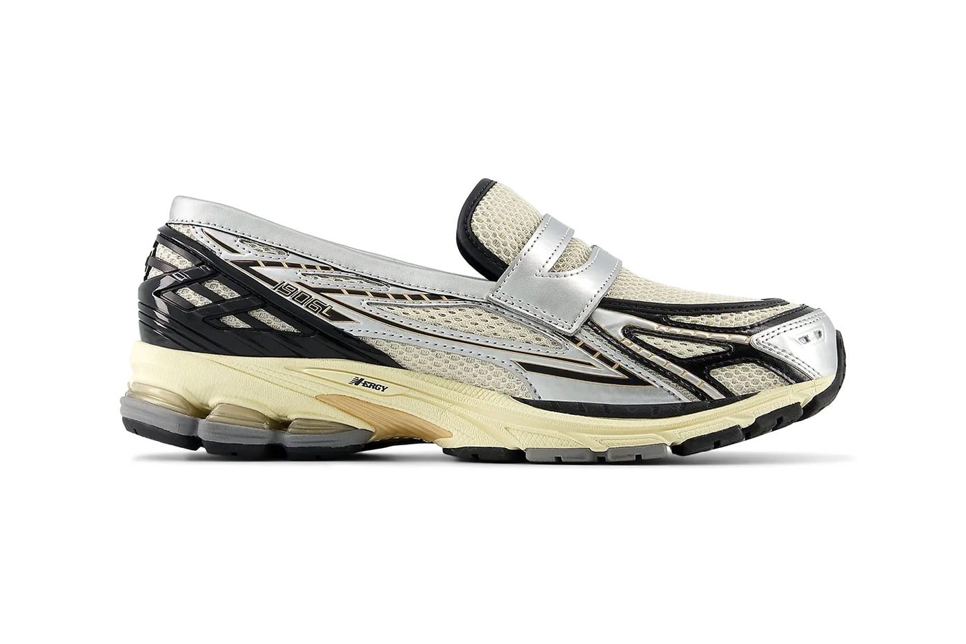 side view of new balance sneaker loafer