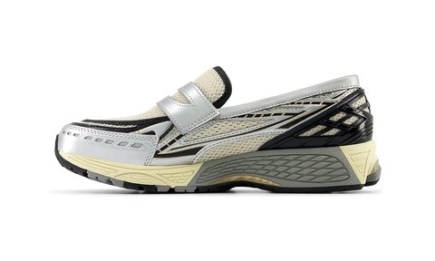 side photo of new balance sneaker loafer hybrid