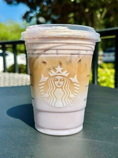 Starbucks Iced Lavender Oatmilk Latte