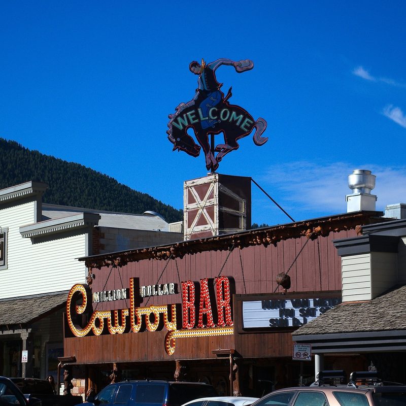 Cowboy Bar in Jackson Hole, Wyoming