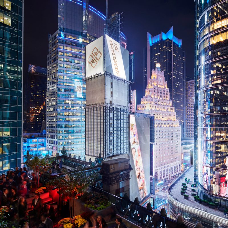 The rooftop bar at The Knickerbocker Hotel.