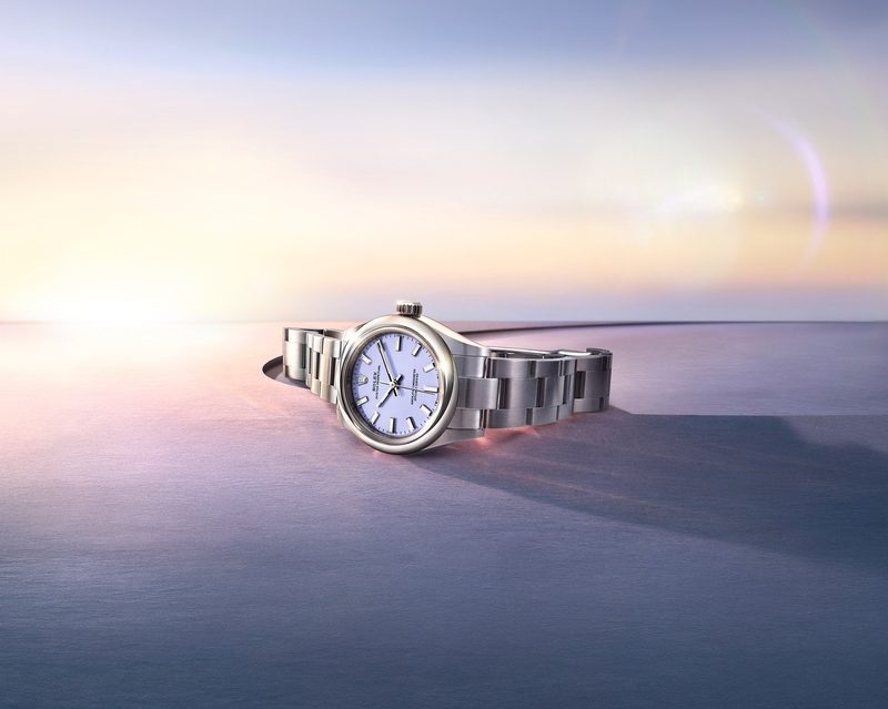 The Oyster Perpetual at sunrise.
