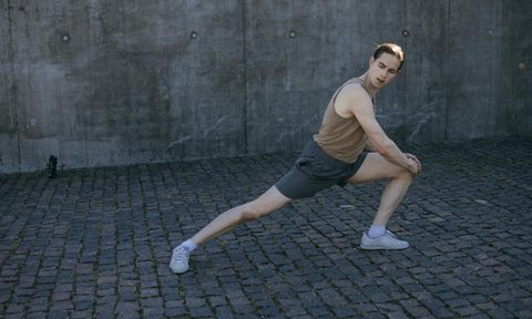man doing lunge