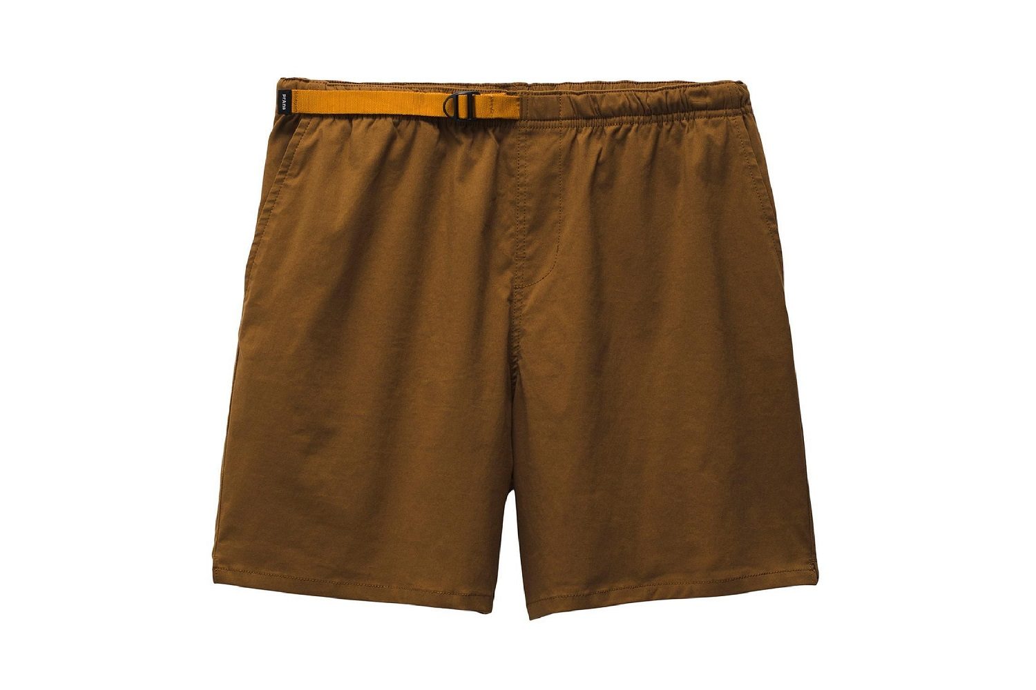 The prAna Stretch Zion Pull-On Shorts on a white background.