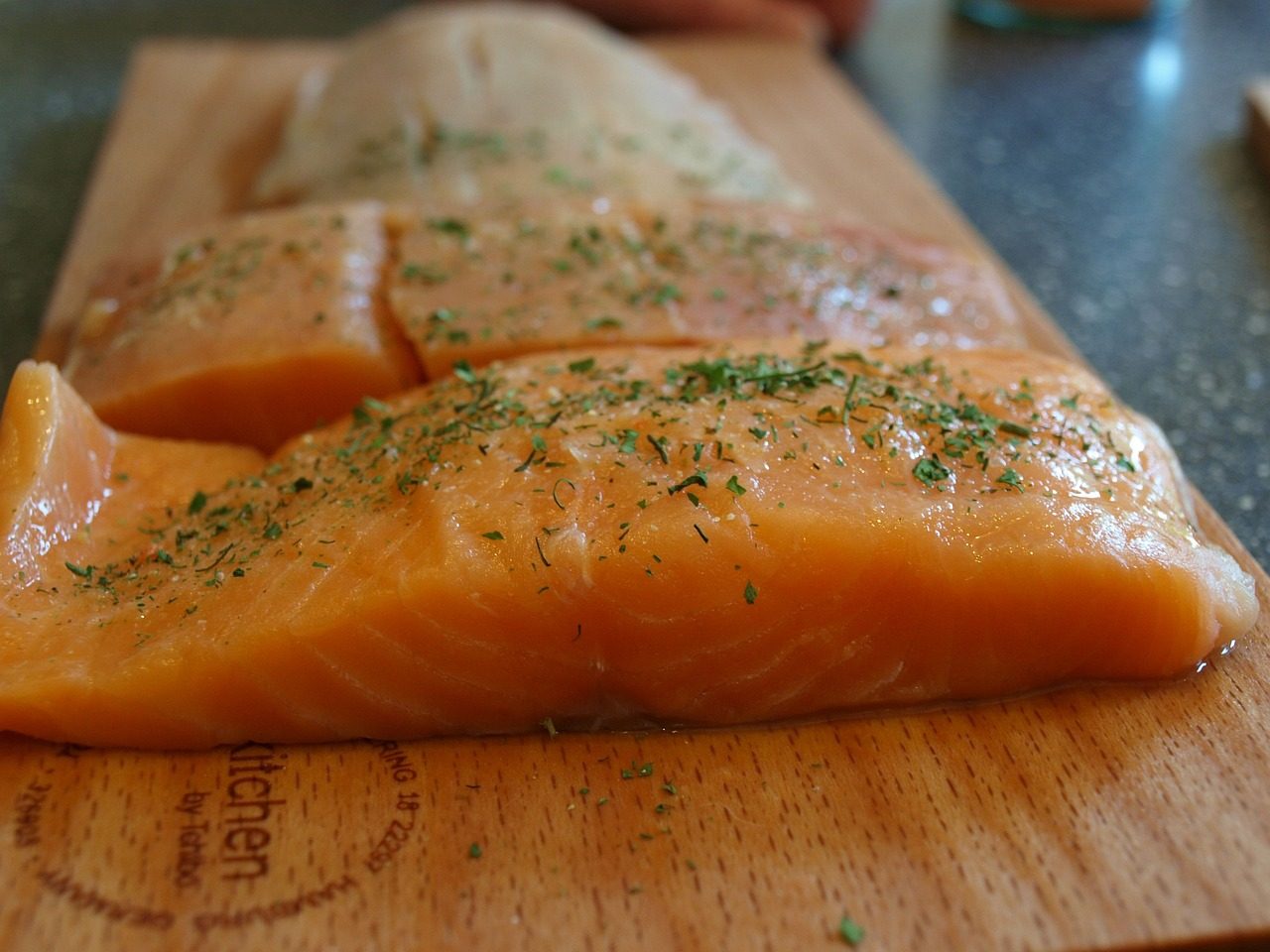cedar-planked salmon