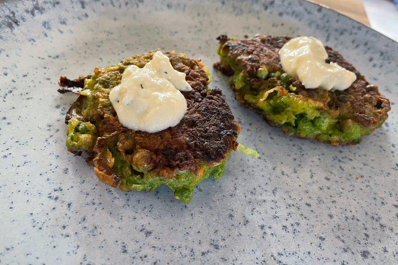 Pea Fritters from Sun-Kissed Cooking.