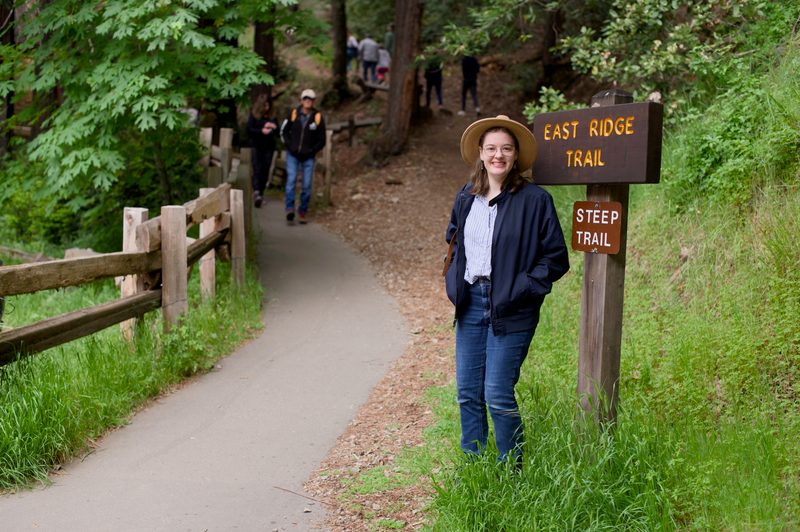 East Ridge Trail at the Armstrong Redwood Natural Reserve