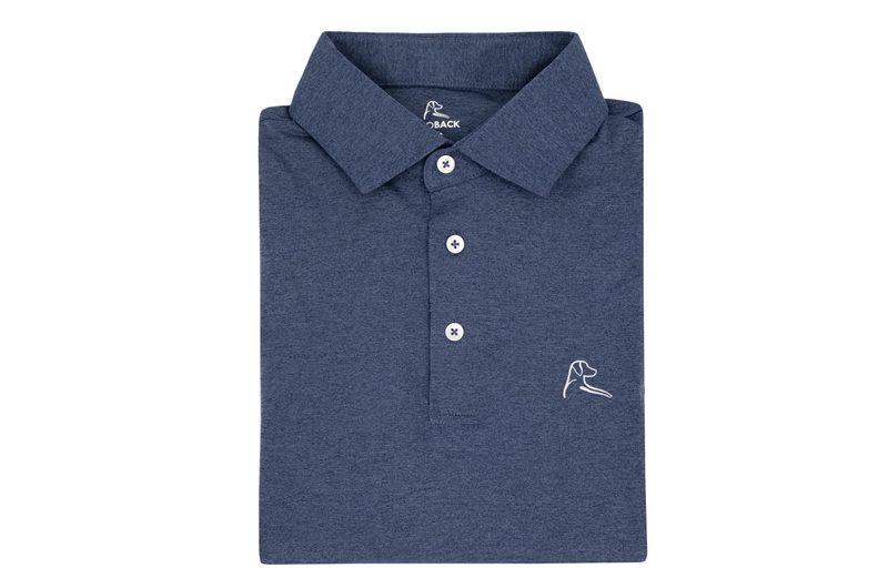 RhoBack Mens Short Sleeve Performance Polo
