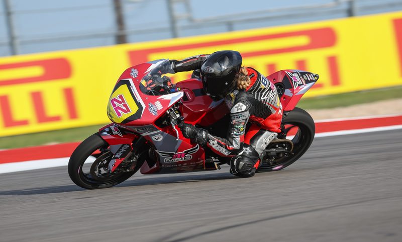 MotoAmerica Talent Cup rider Ella Dreher.