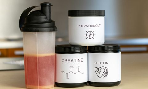 preworkout protein shake creatine drink