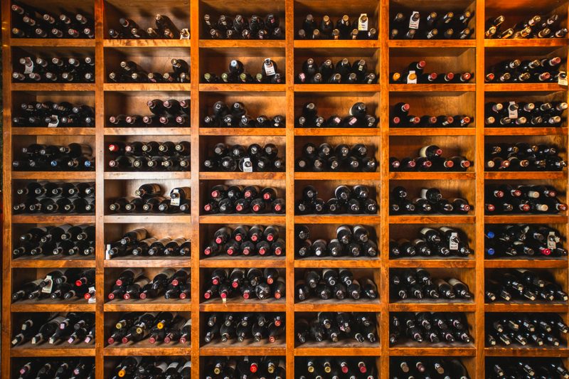 Barolo Grill wine collection.