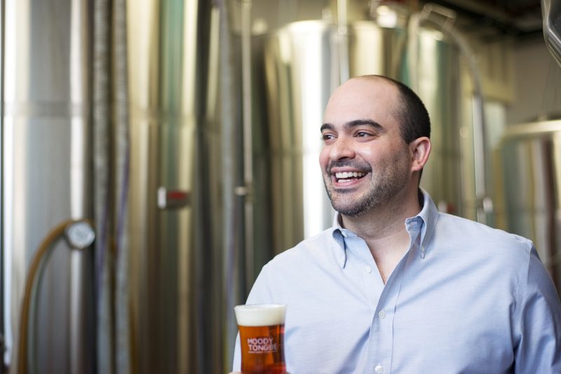 Brewmaster Jared Rouben of Moody Tongue.