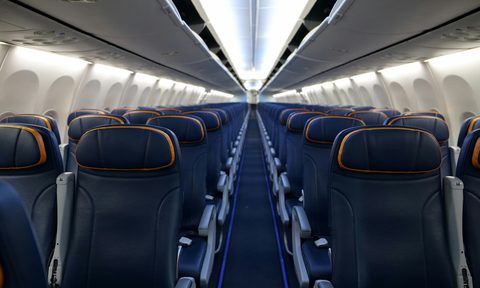 empty airplane seats