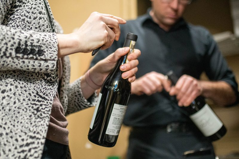 Barolo Grill wine opening.