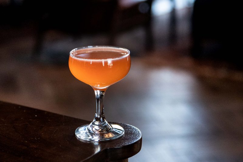 Naked and Famous cocktail.