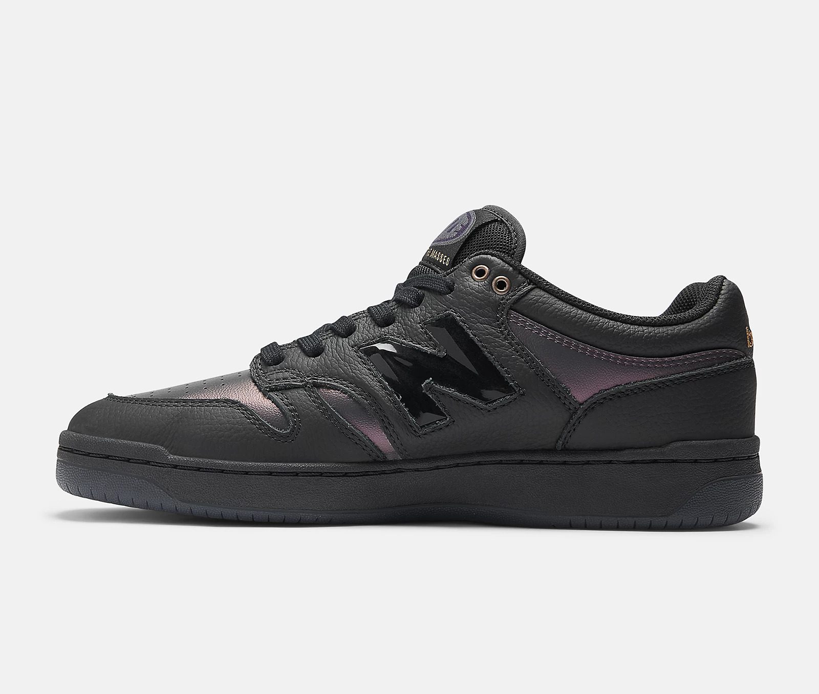 side of new balance bronze56k skate shoe