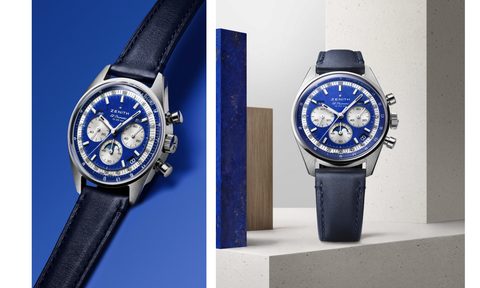 Chronomaster original triple calendar in lapis lazuli