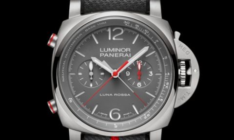 Panerai up close with black background