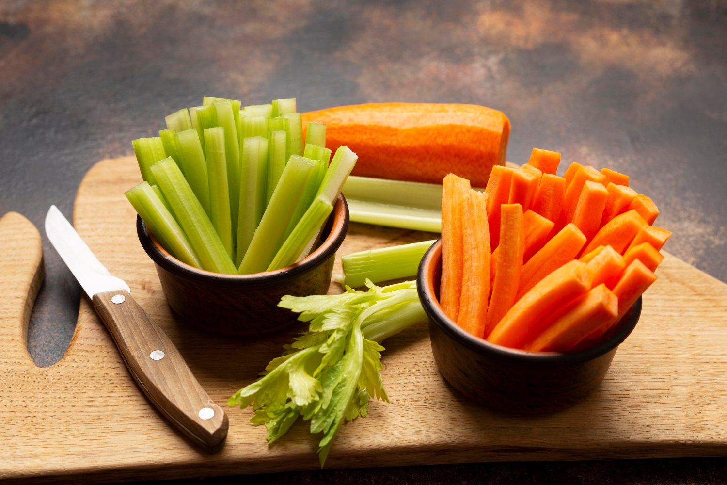 Carrots and celery.