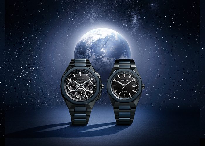 りょうシチズンATTESA Blue UniverseCollection Citizen ATTESA blue universe collection debuts duratect dlc blue