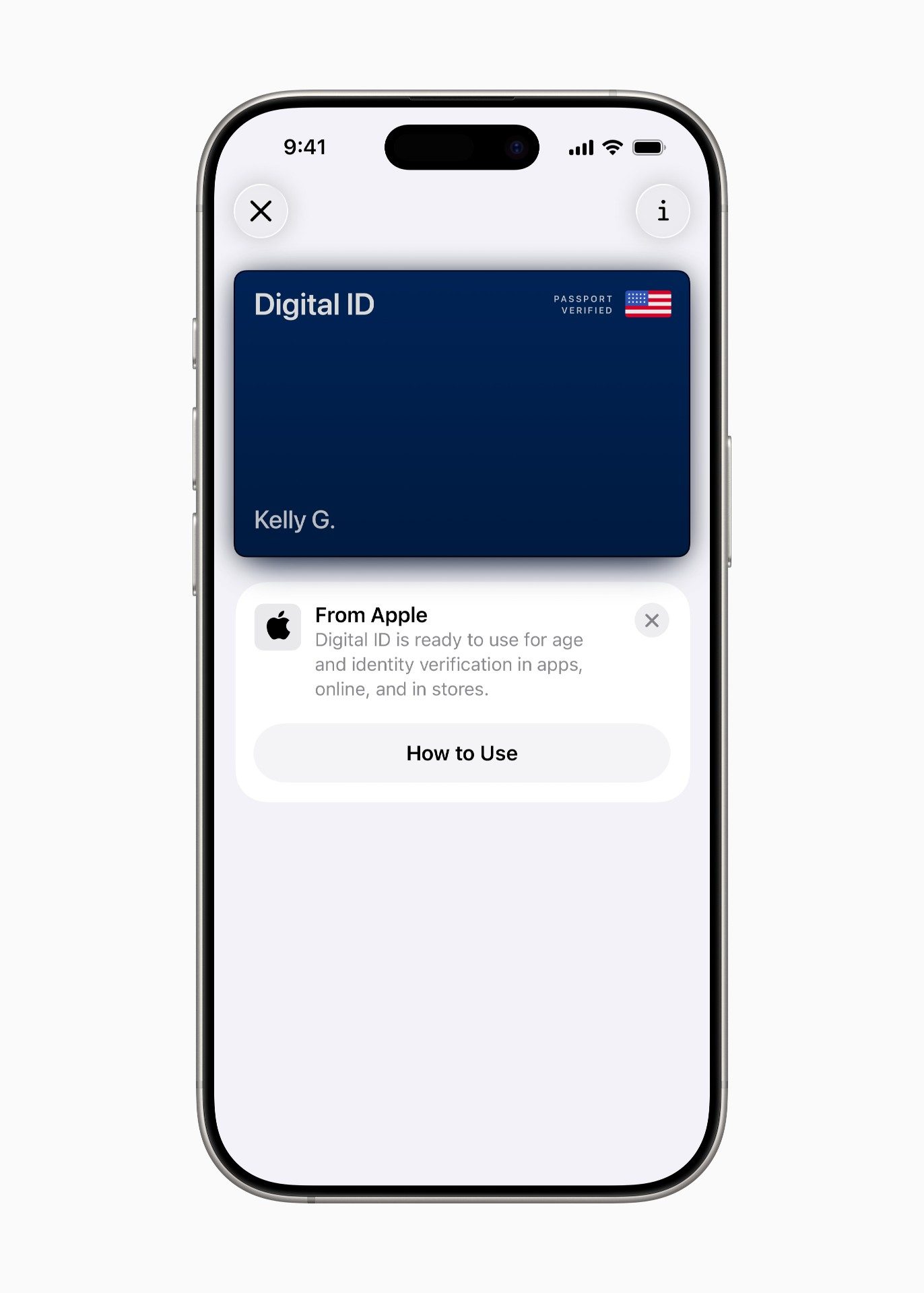Apple Wallet Digital ID