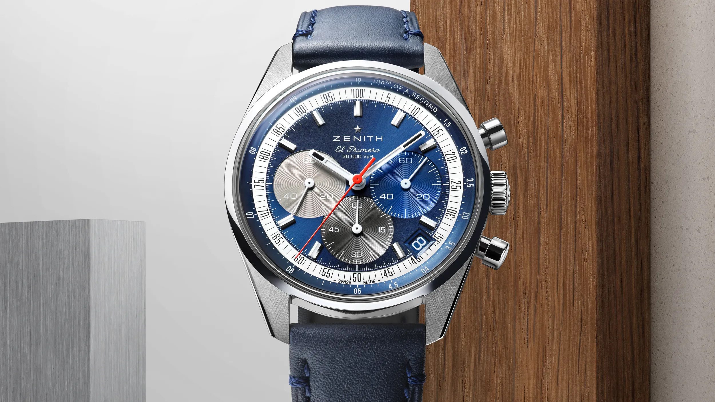 ち*ん様 BLUE ENCOUNT beginning of the begin Zenith Chronomaster original debuts midnight blue dial with el