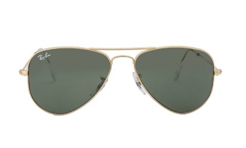 The Ray-Ban Aviator Small Classic sunglasses on a white background.
