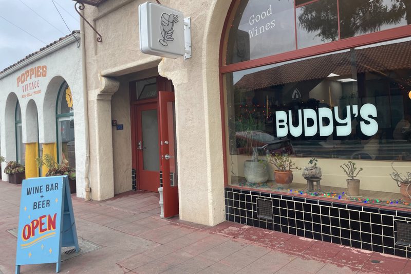 Buddy's Wine Bar.
