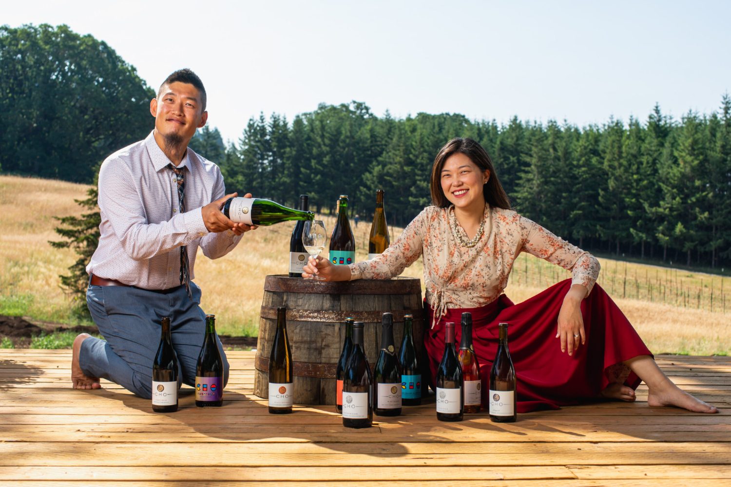 CHO Wines founders.