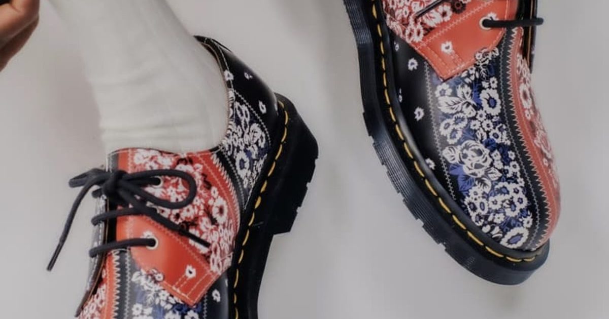 Dr. Martens x NÒMARHYTHM TEXTILE reimagines floral footwear - The 