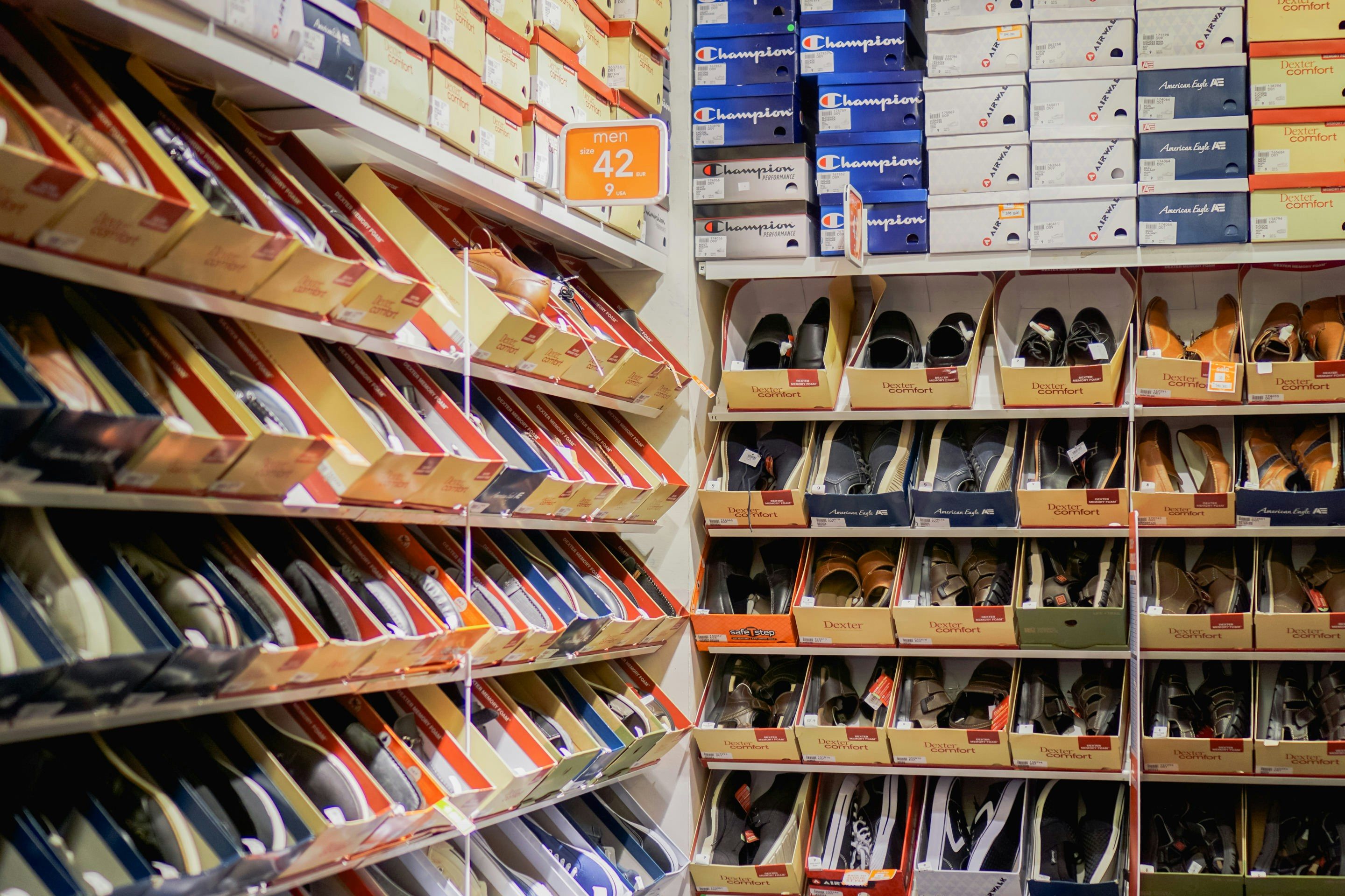 Shoe store.