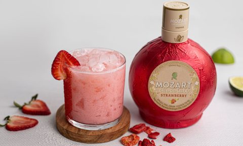 Strawberry cream margarita