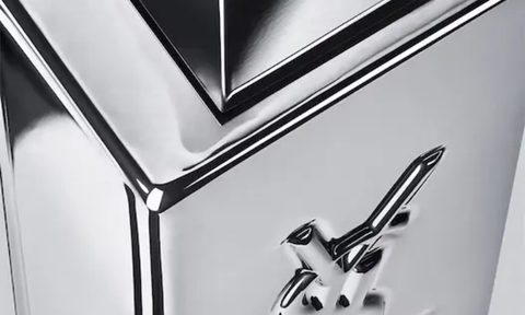 close up on YSL fragrance bottle