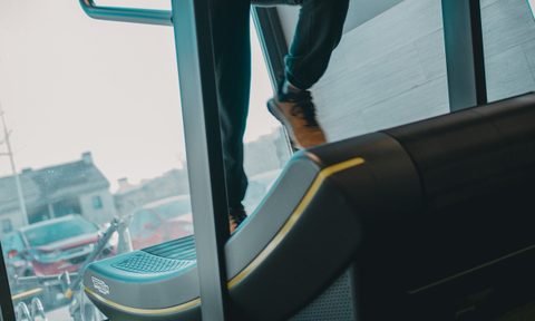 man on incline treadmill