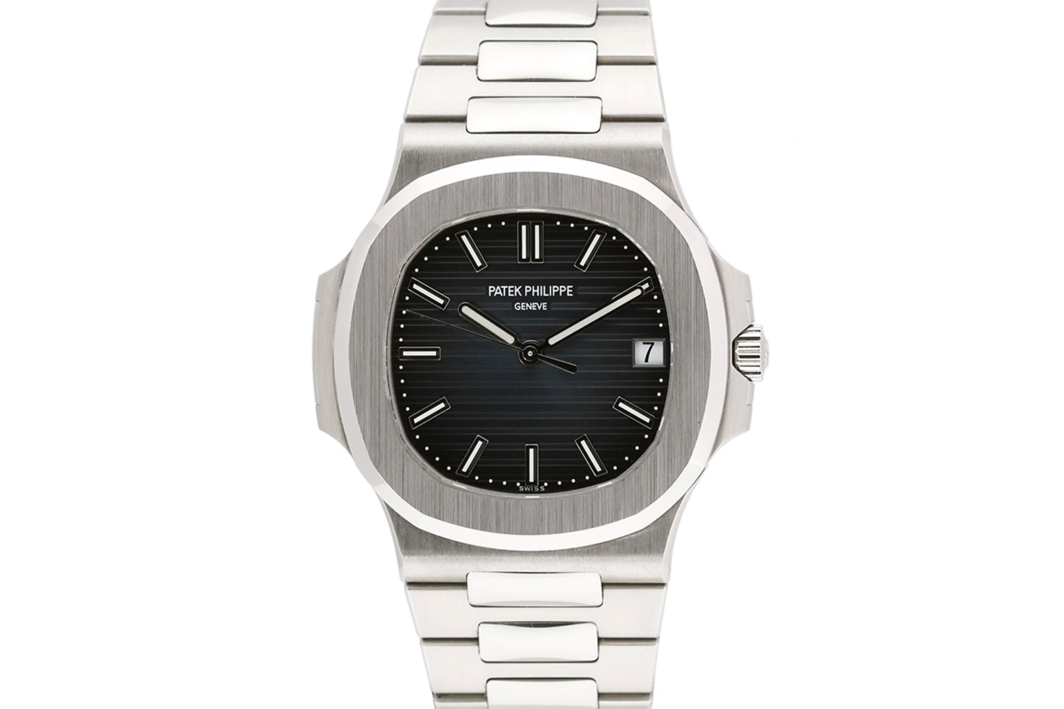 Patek Philippe Nautilus Ref. 5711 2018 showing the dial
